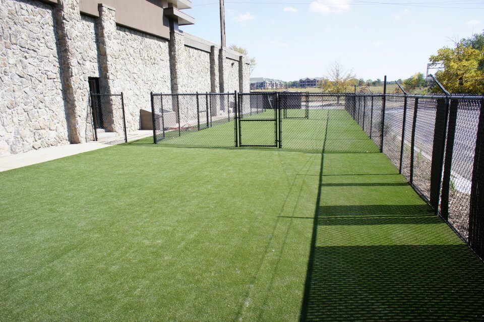 Artificial grass pet turf installation from SYNLawn