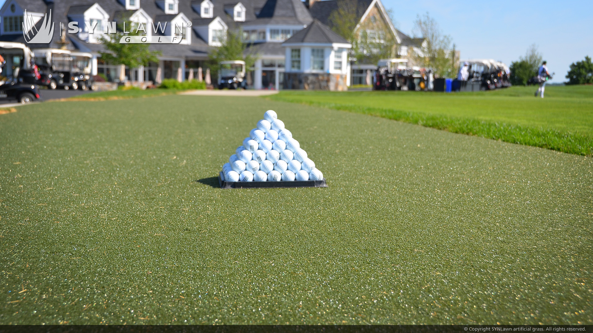 Artificial Grass Golf Tee Line