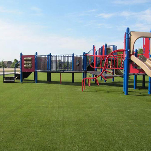 A SYNLawn Artificial Turf Playground Installation