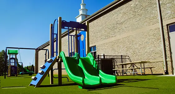 synlawn-stl-artificial-grass-church-installation-2 Artificial grass installation at St Louis church from SYNLawn